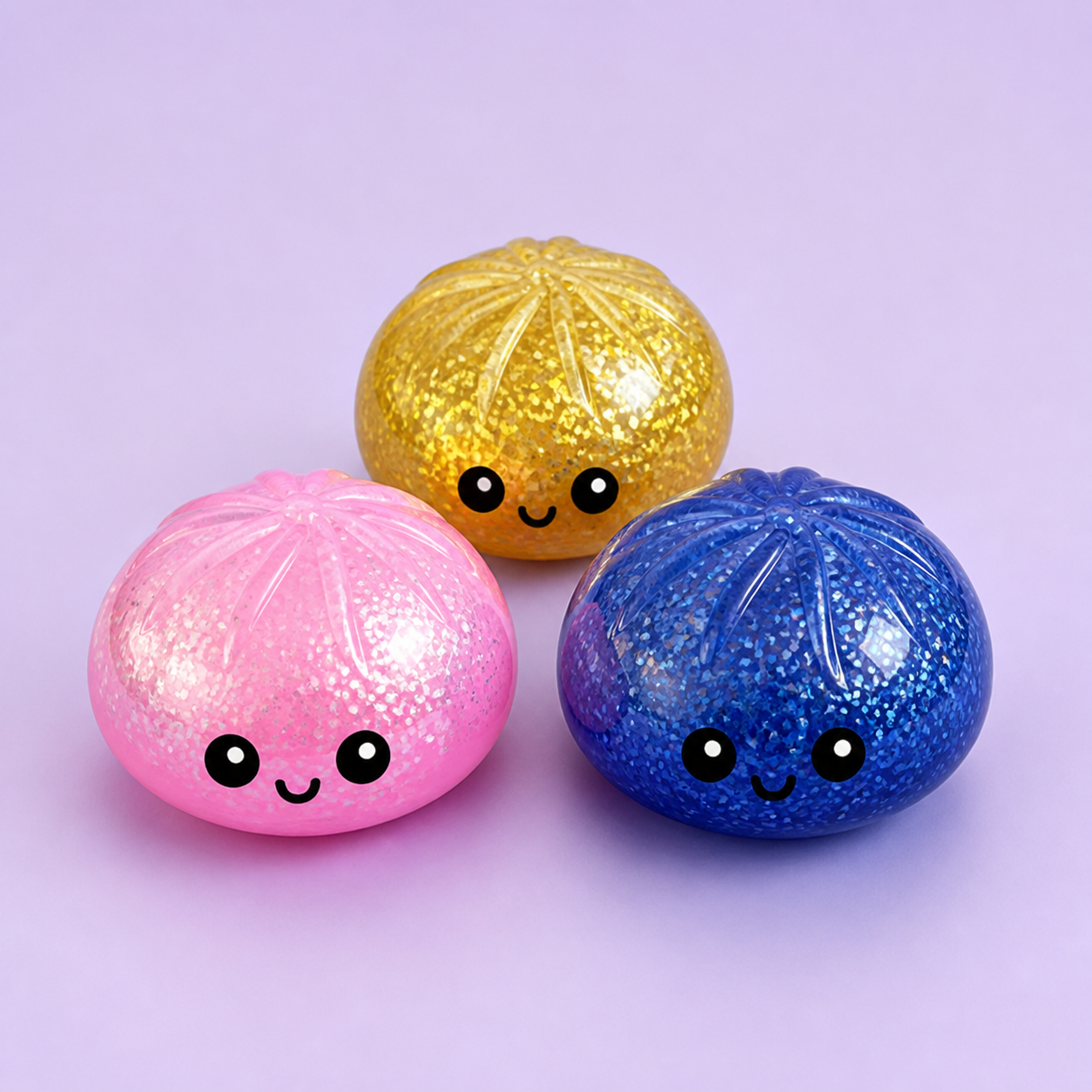 Mystery Glitter Dumpling Squishy
