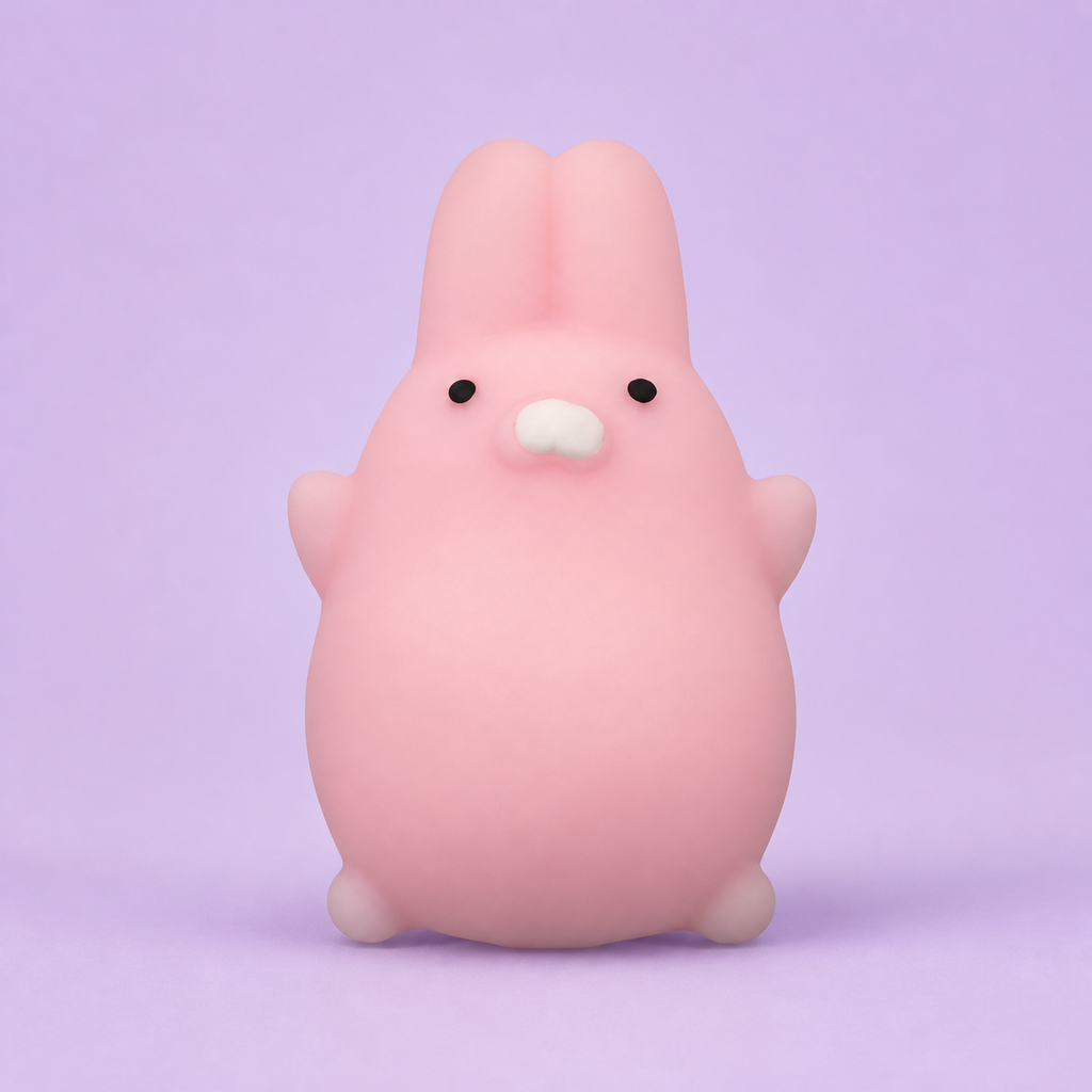 Pink Rabbit Mochi Squishy